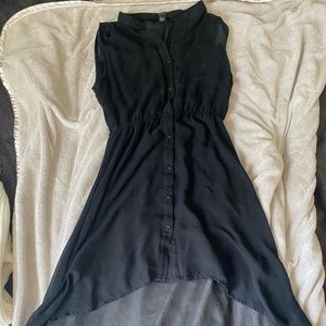 Forever 21 black sheer sleeveless dress